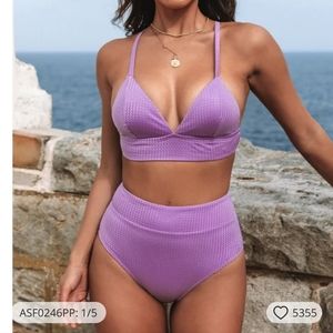 Cupshe 2 piece bikini with adjustable straps